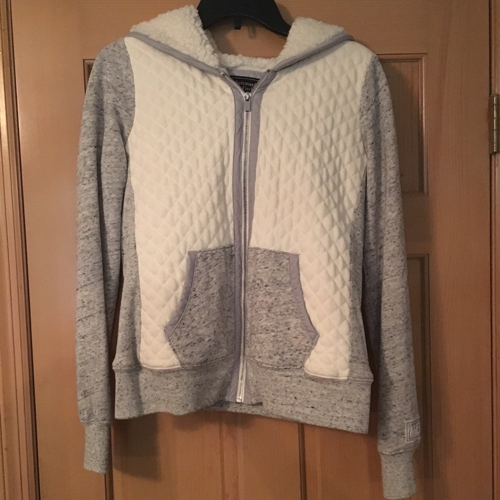 💥 Abercrombie & Fitch Sweatshirt Bomber Jacket 💥
